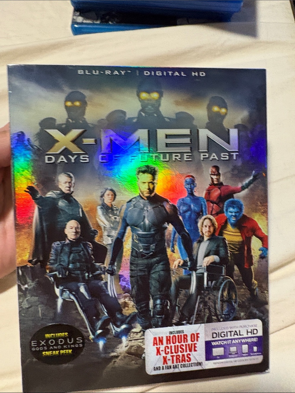 Marvel X-Men: Days of Future Past Blu-ray – Multicolor Holographic Artwork